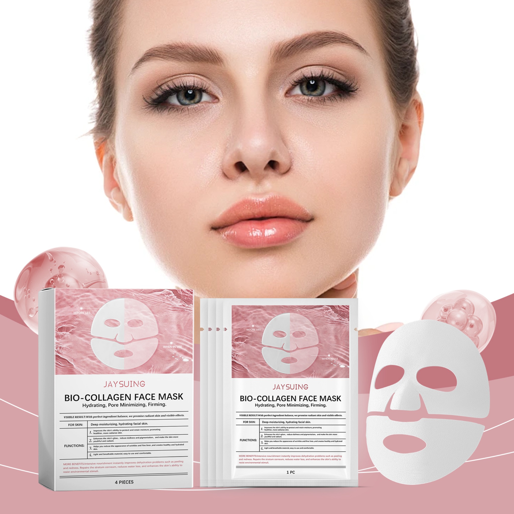 Skincare Collagen - Collagen Face Mask Shrink Pores Deep