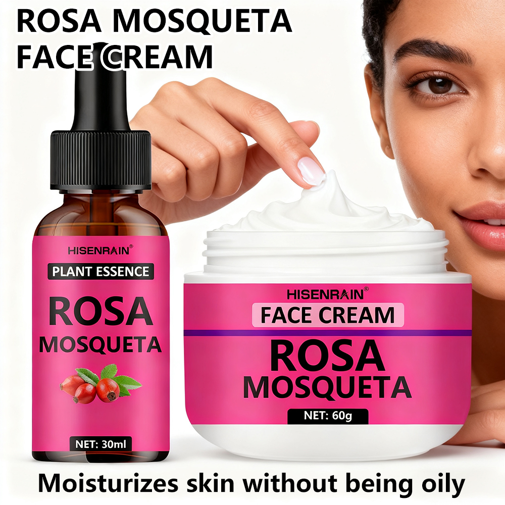 Skincare Whitening - HISENRAIN Rosehip Skincare Set: Hydrating Serum