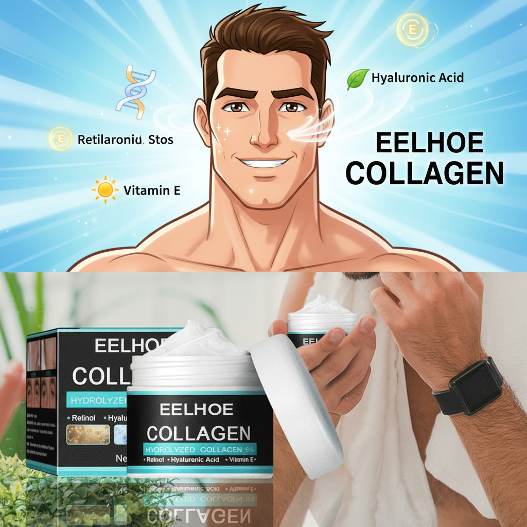 EELHOE 1pcs Men's Anti Aging F - مراجعة Skincare Collagen وسعره