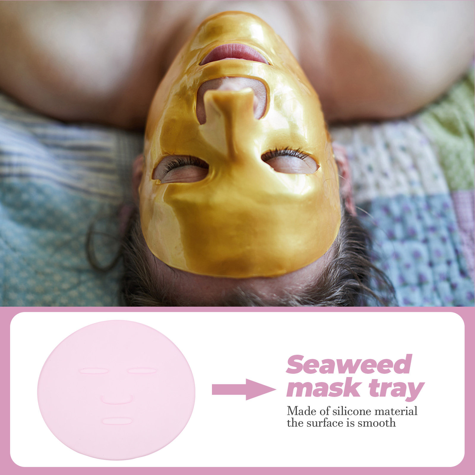 2Pcs DIY Seaweed Mask Mold Reu - مراجعة Skincare Collagen وسعره