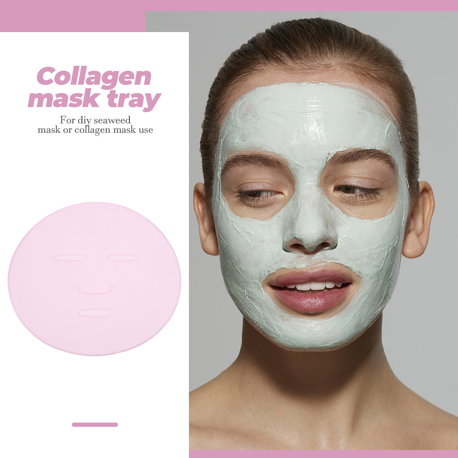 2Pcs DIY Seaweed Mask Mold Reu - مراجعة Skincare Collagen وسعره