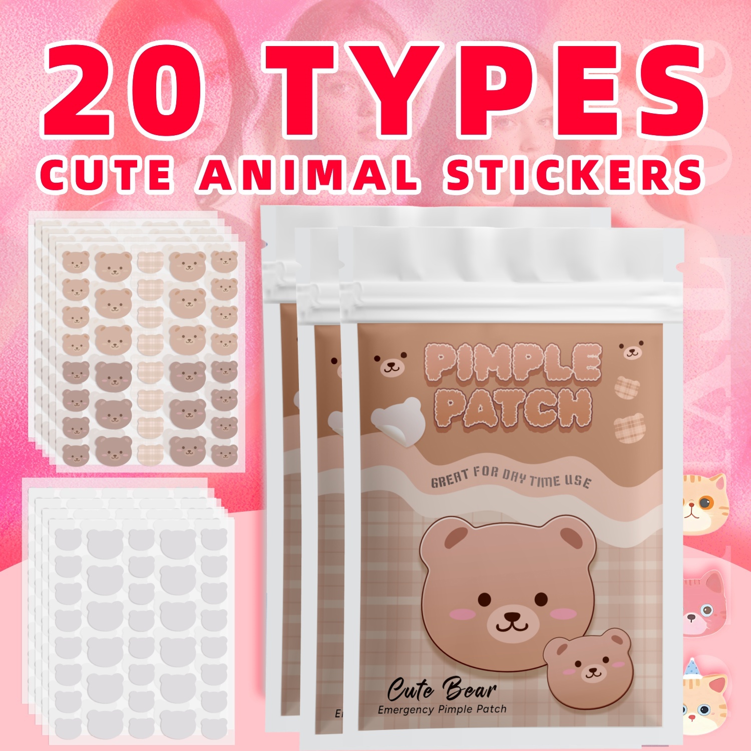360PCS 3 types of adorable lit - مراجعة Skincare Gentle وسعره