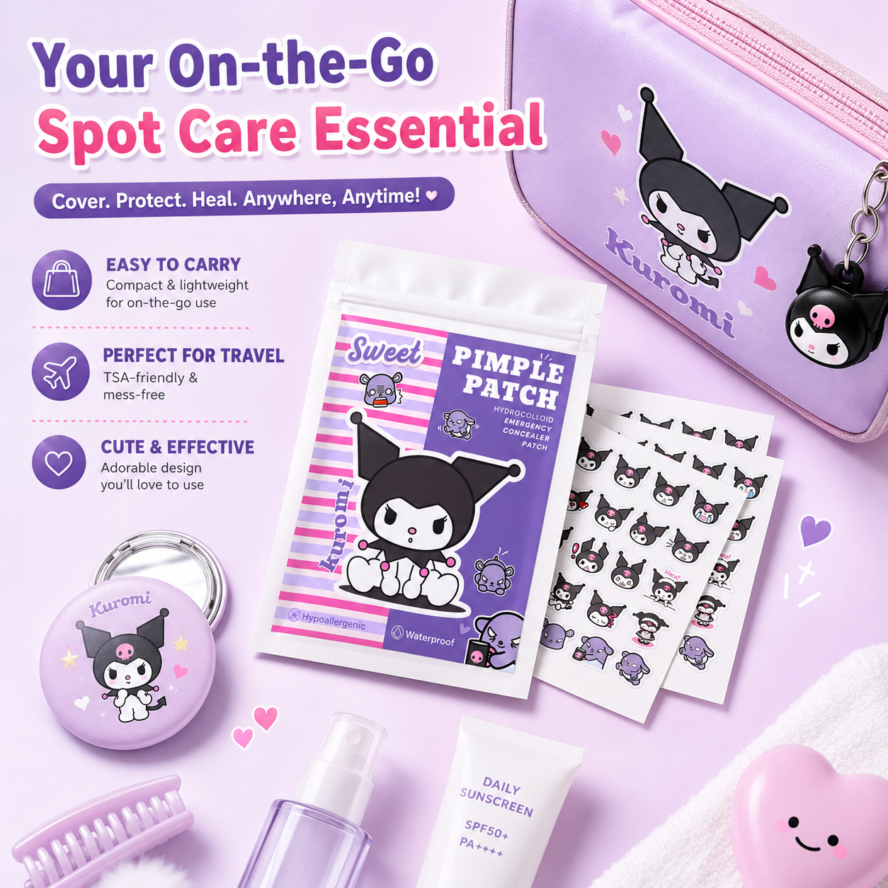 Hello Kitty Cute Pimple Patche - مراجعة Skincare Gentle وسعره
