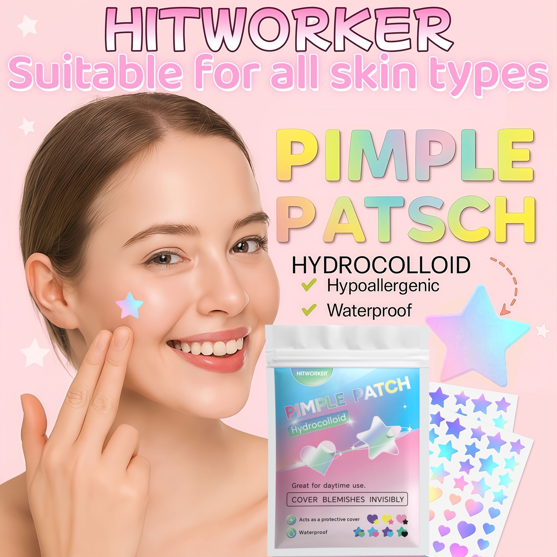 360pcs Colorful Acne Patches – - مراجعة Skincare Gentle وسعره