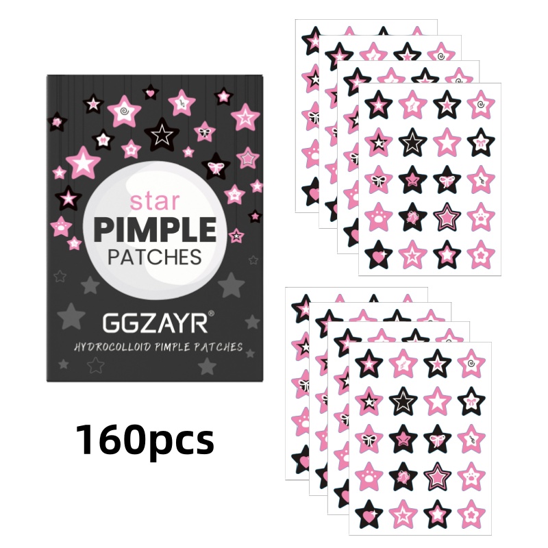 80/160pcs Star Acne Patch Set  - مراجعة Skincare Gentle وسعره
