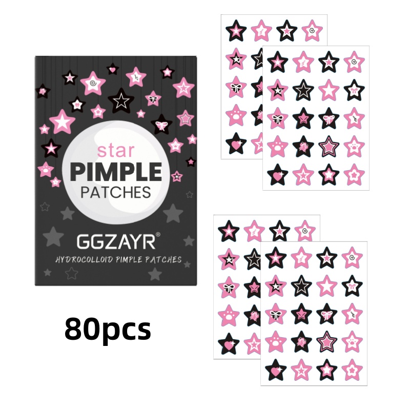 80/160pcs Star Acne Patch Set  - مراجعة Skincare Gentle وسعره