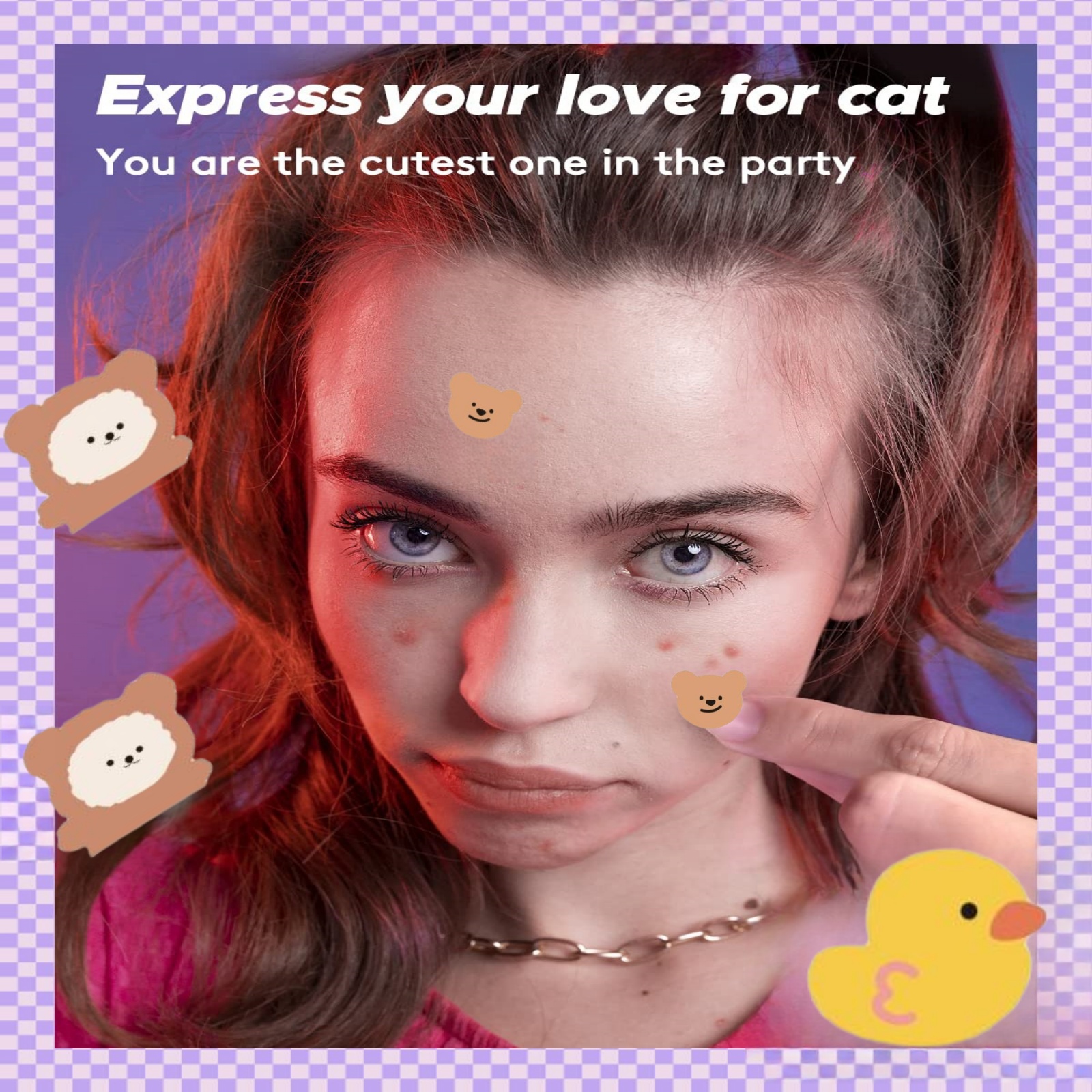 24 pieces of cartoon facial ac - مراجعة Skincare Gentle وسعره