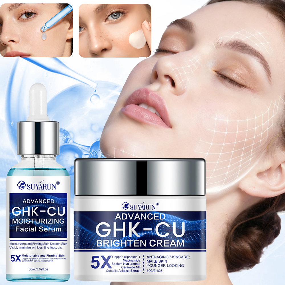 SUYARUN GHK-CU Cream & Serum - - مراجعة Skincare Whitening وسعره