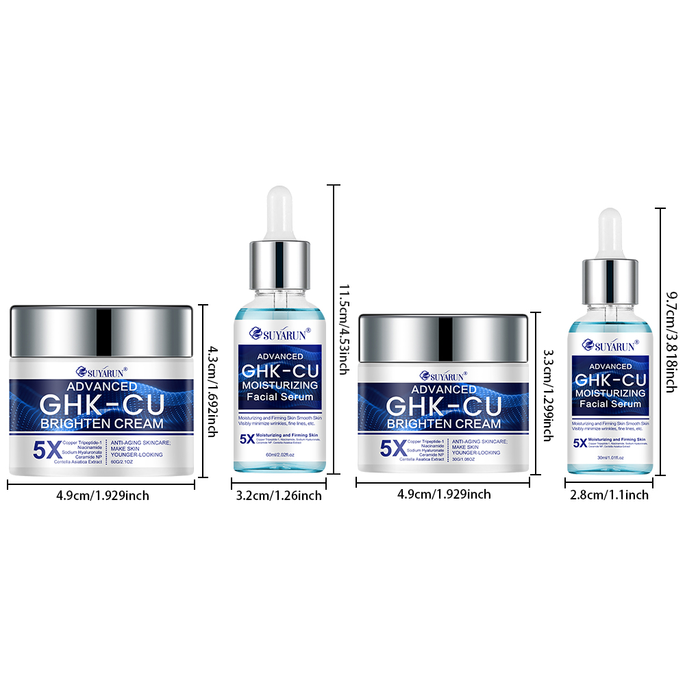 SUYARUN GHK-CU Cream & Serum - - مراجعة Skincare Whitening وسعره