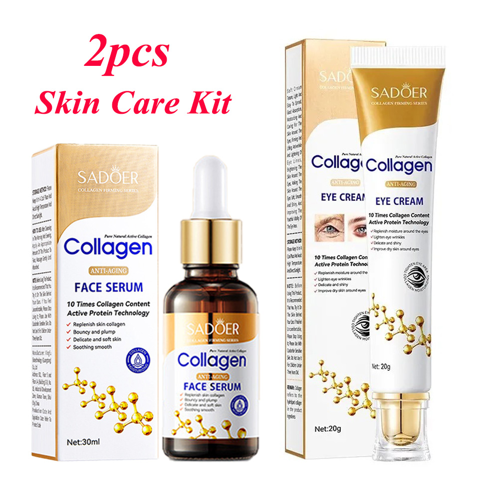 SADOER Collagen Skin Care Sets - مراجعة Skincare Collagen وسعره