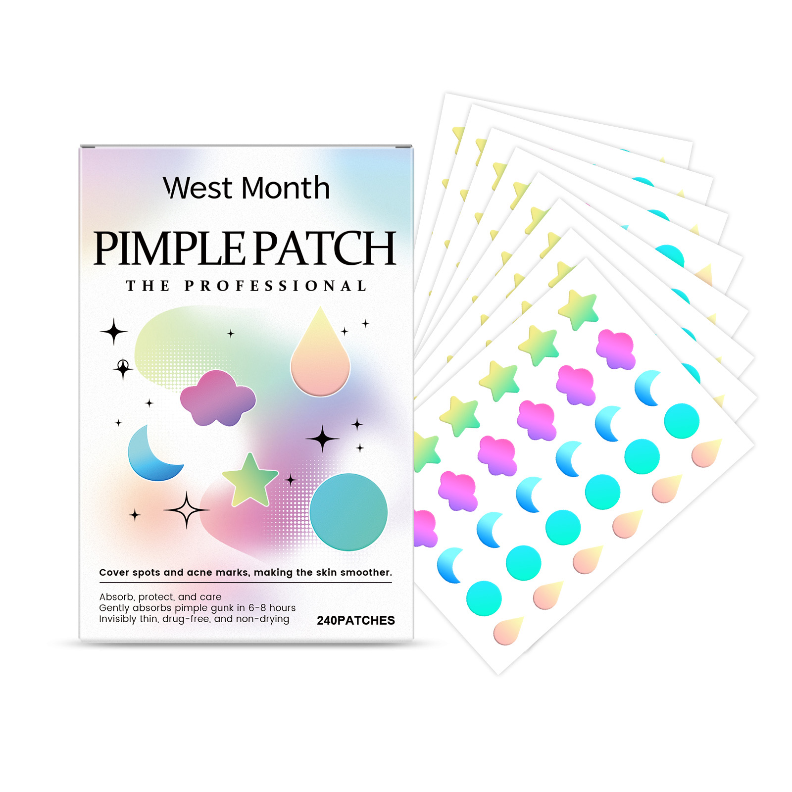 Colored Acne Patches, soft gen - مراجعة Skincare Gentle وسعره