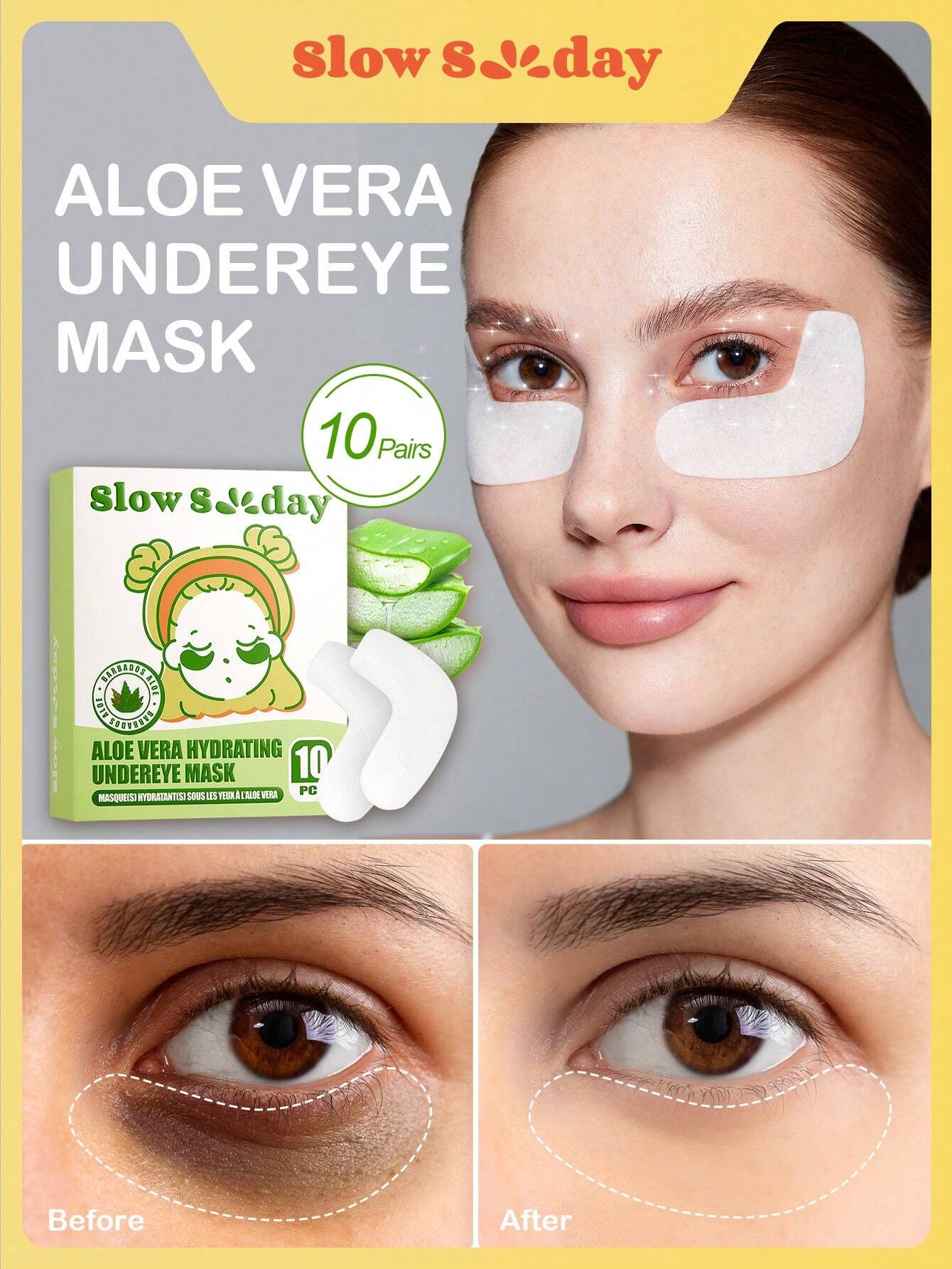 Aloe Vera Hydrating Undereye M - مراجعة Skincare Collagen وسعره