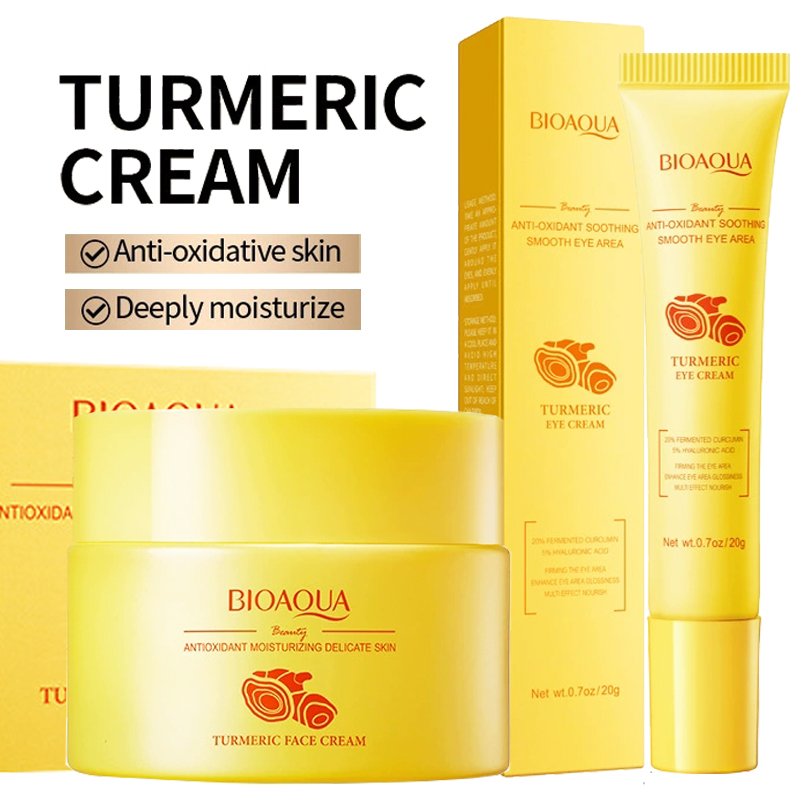 BIOAQUA Turmeric Skin Care Set - مراجعة Skincare Whitening وسعره