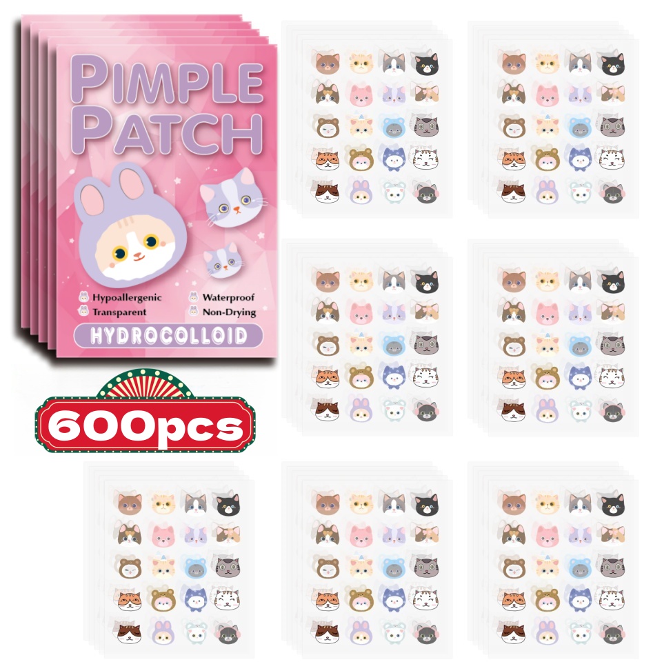 600pcs Cartoon acne patch, cut - مراجعة Skincare Gentle وسعره
