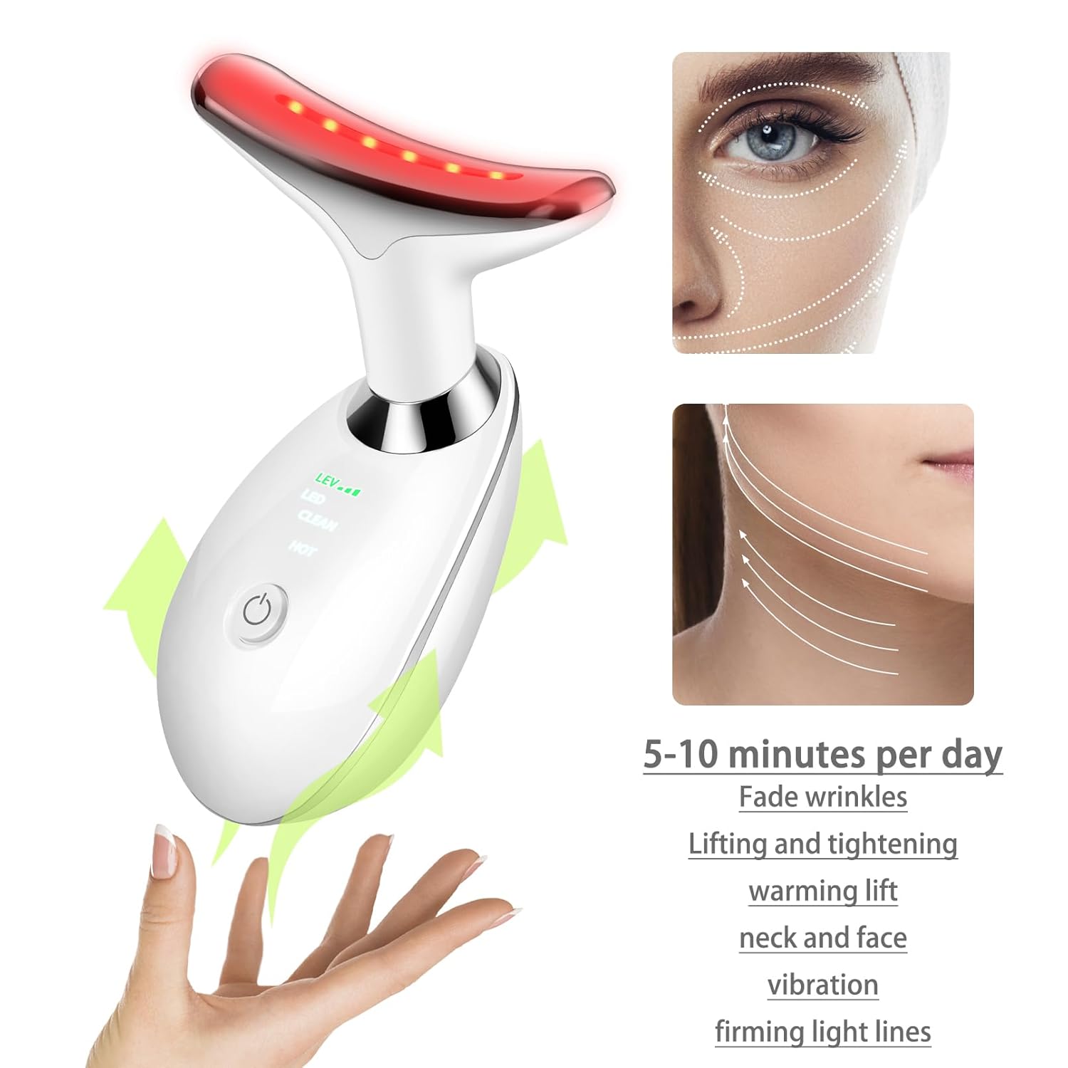 Face Massager 3 Color Facial M - مراجعة Skincare Whitening وسعره