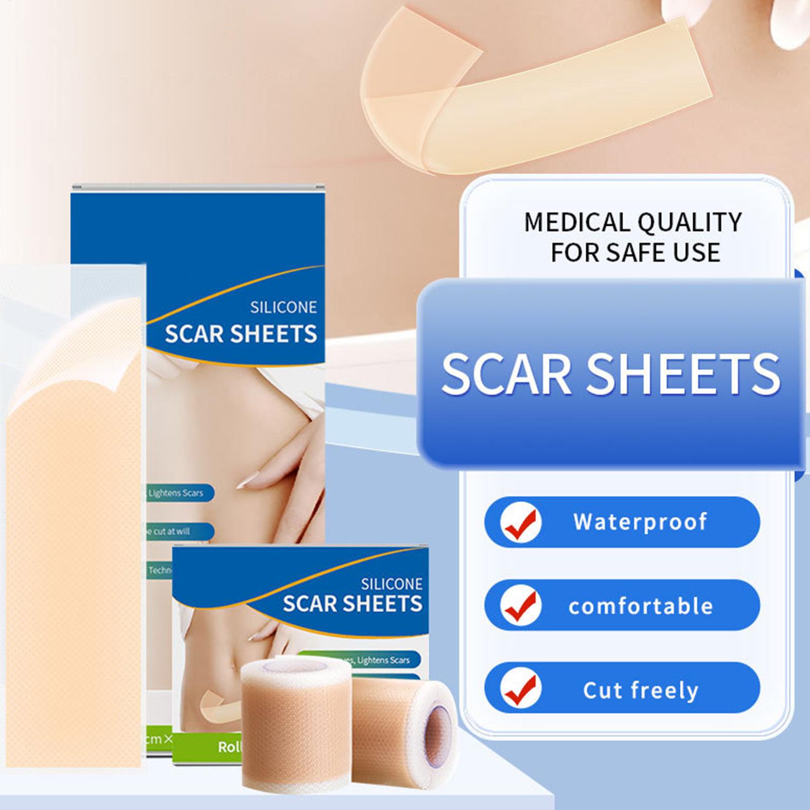 1 Roll Silicone Scar Sheets 4c - مراجعة Skincare Collagen وسعره