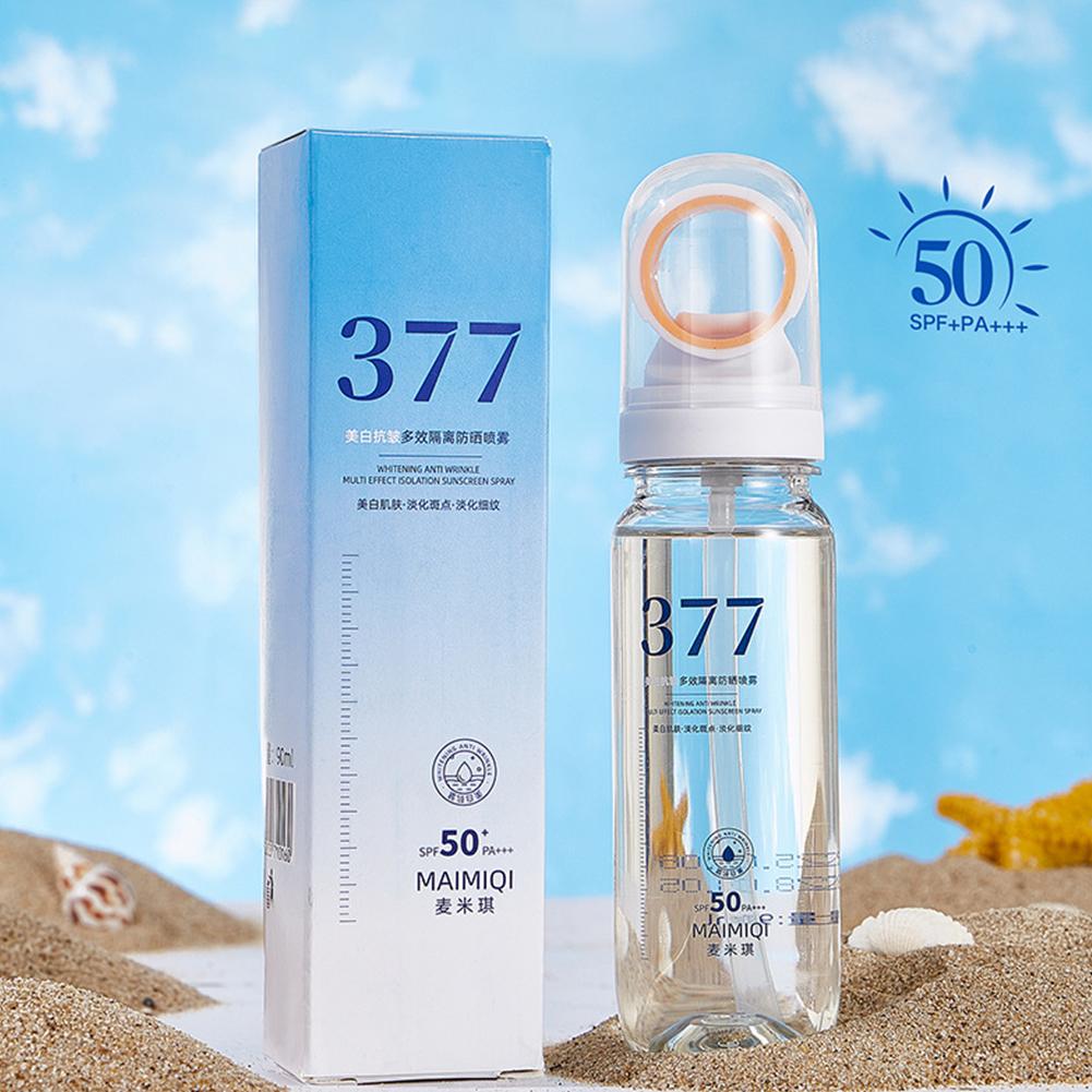 1/3/5PCS Sunscreen Spray SPF50 - مراجعة Skincare Whitening وسعره